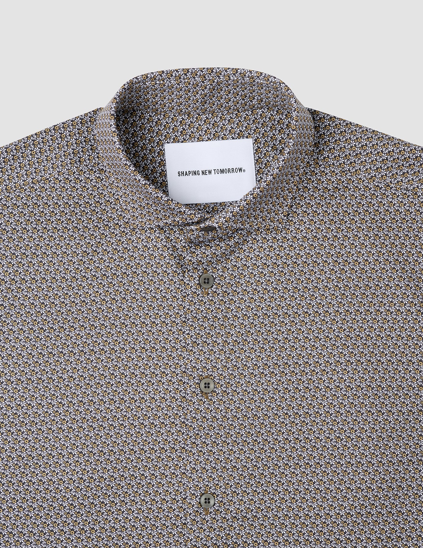 Classic Shirt Snowdrop Flowers Slim